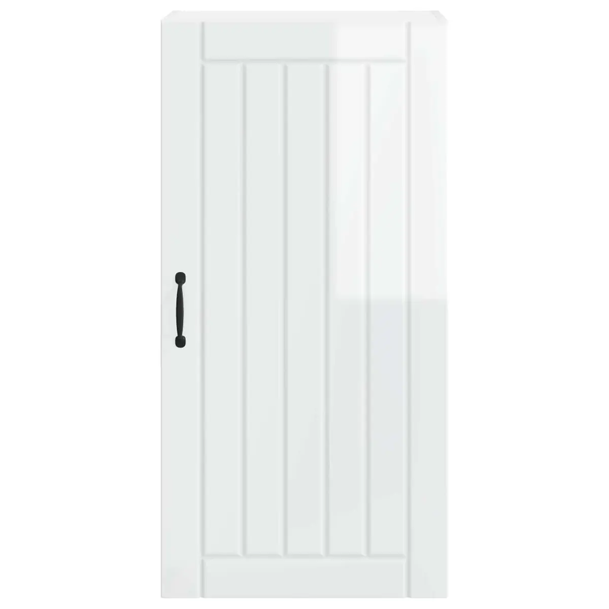 Wall Cabinet High Gloss White Engineered Wood Kitchen Storage Dishwasher Panel