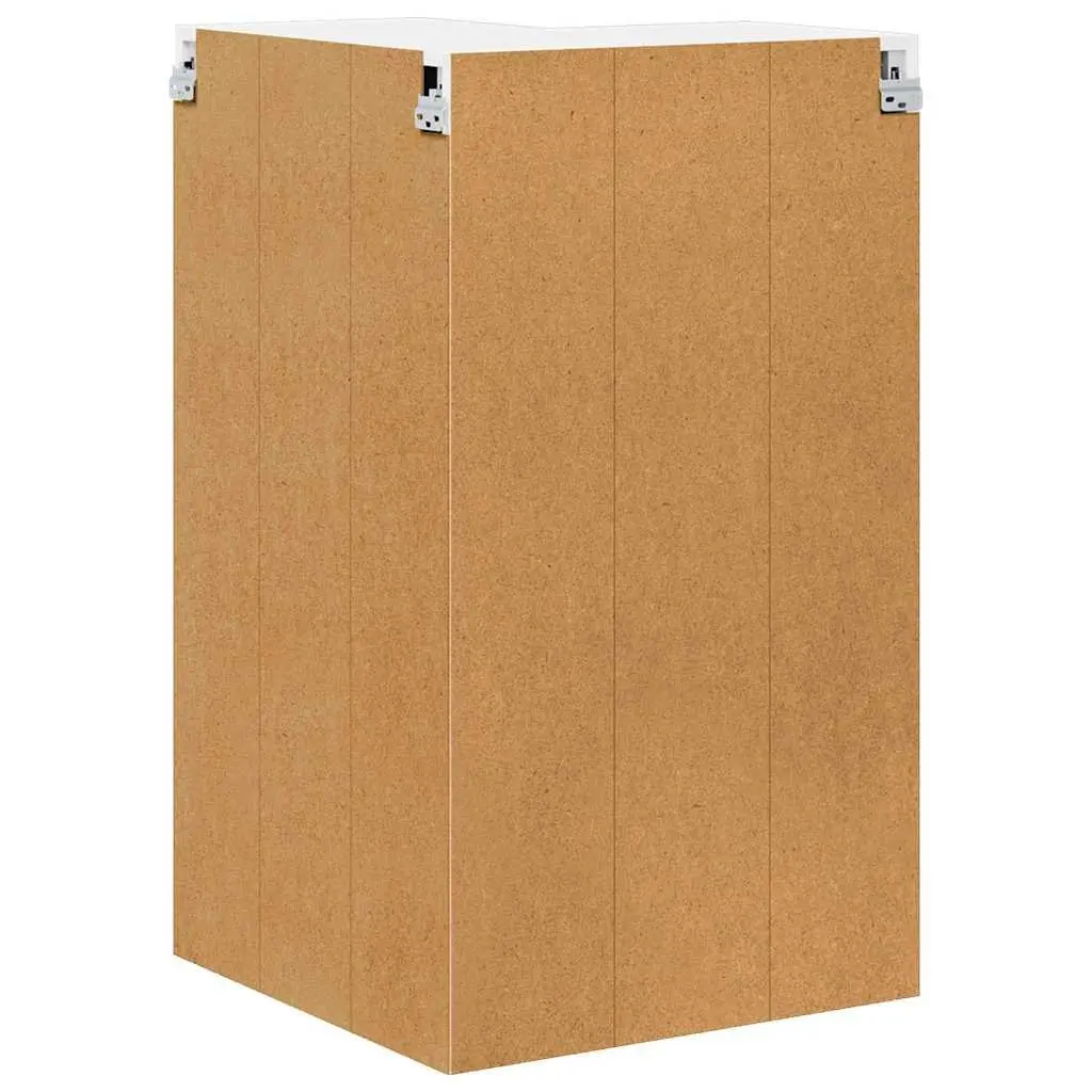 Wall Corner Cabinet Kitchen Storage Engineered Wood High Gloss White 57x57x100cm