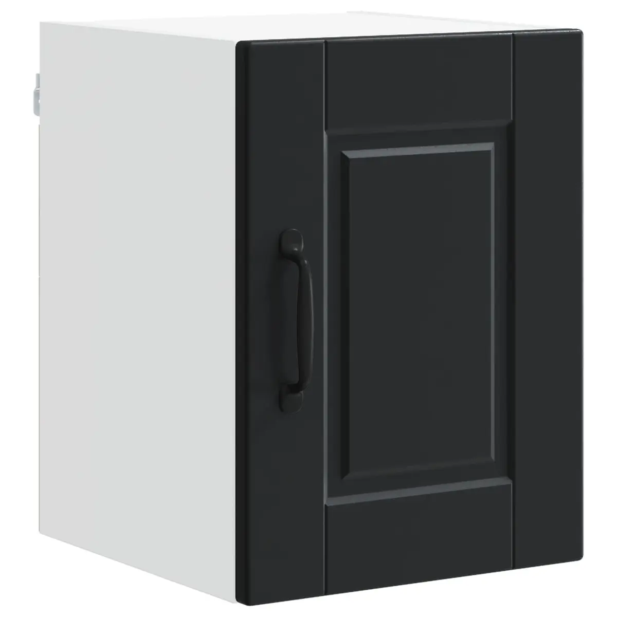 Wall Cabinet Black Engineered Wood 30 x 31 x 40 cm 2 Pieces