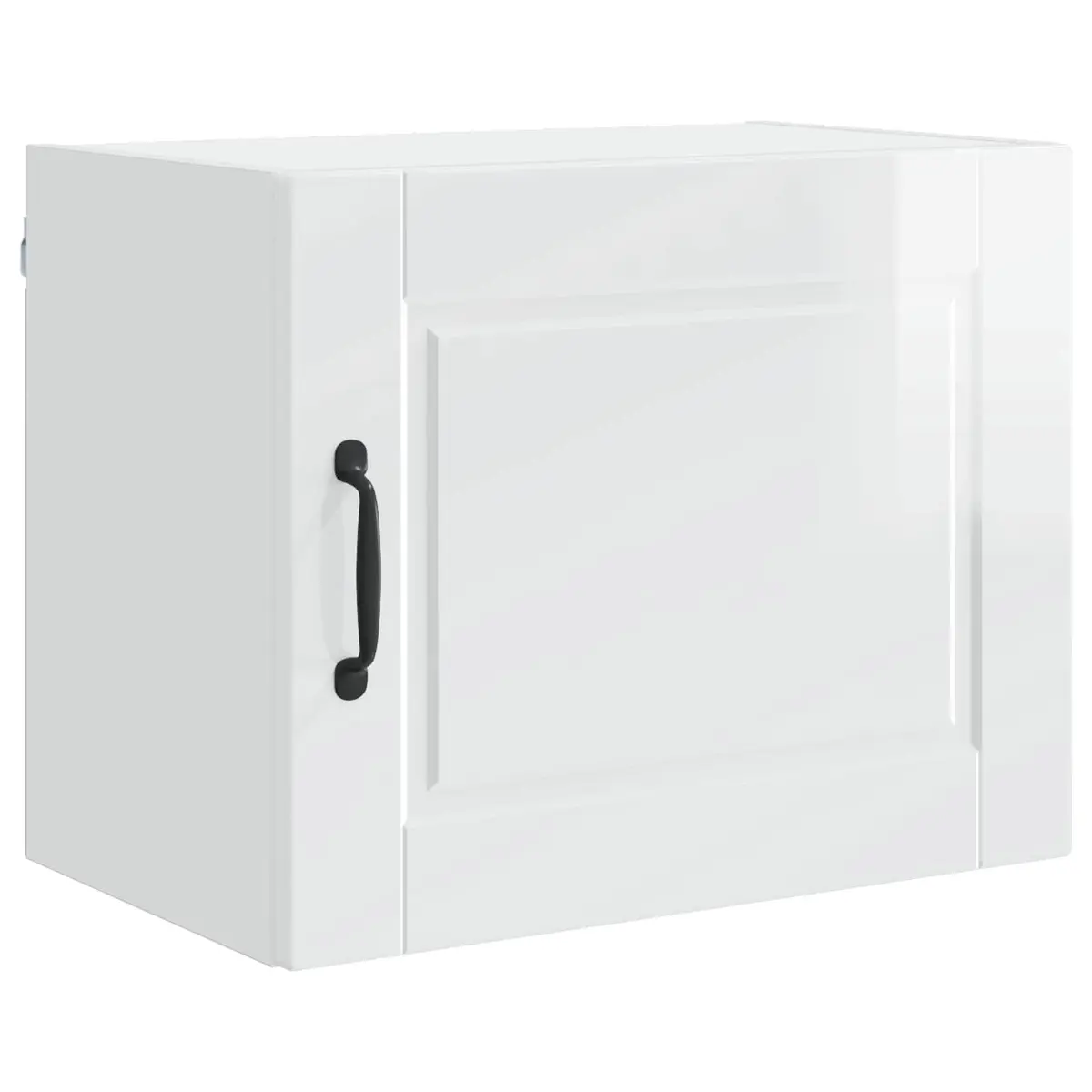 Wall Cabinet 2 Pieces High Gloss White Kitchen Storage Shelves 50 x 31 x 40 cm