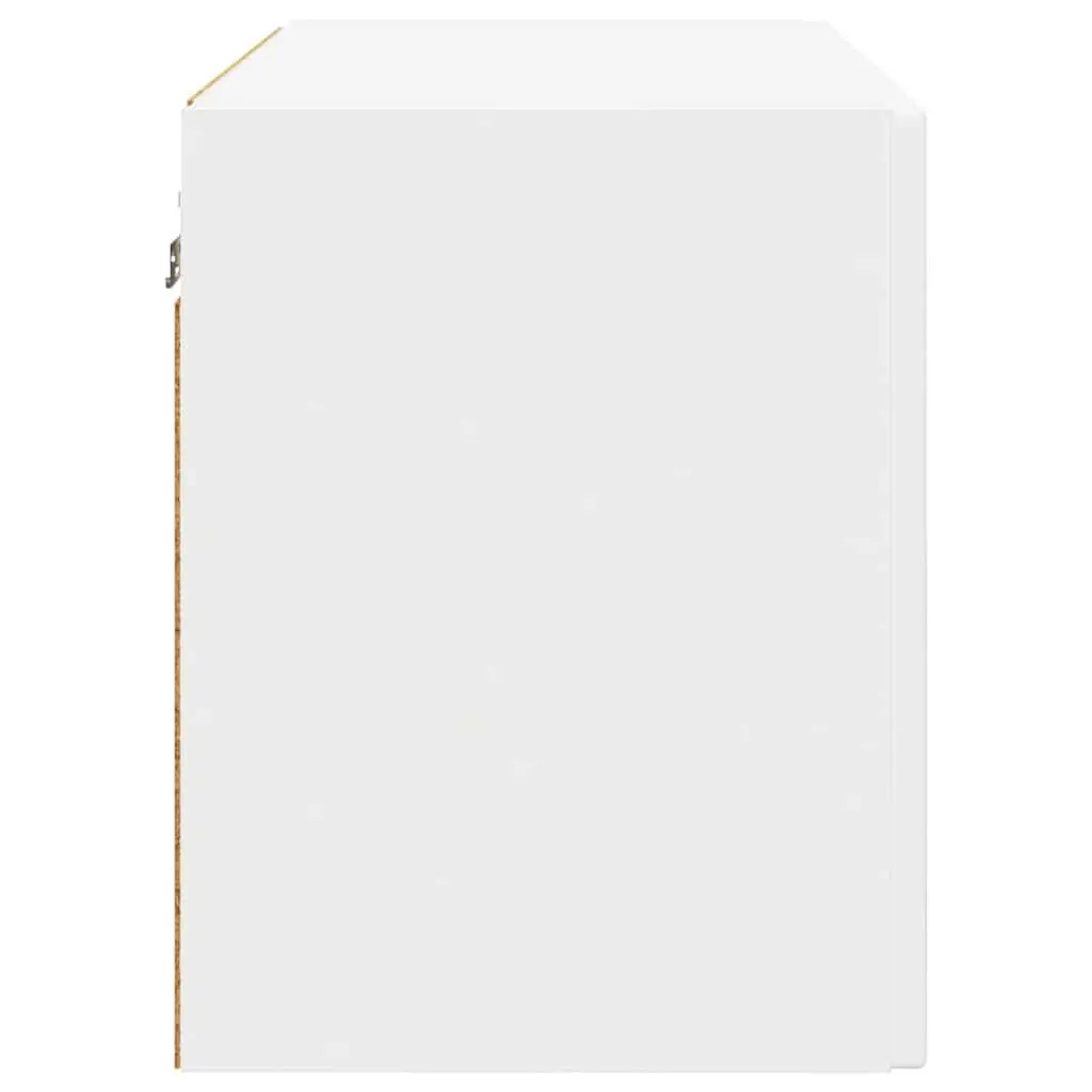 Wall Cabinet White 60x31x40cm Engineered Wood Wall-mounted Kitchen Storage Organizer