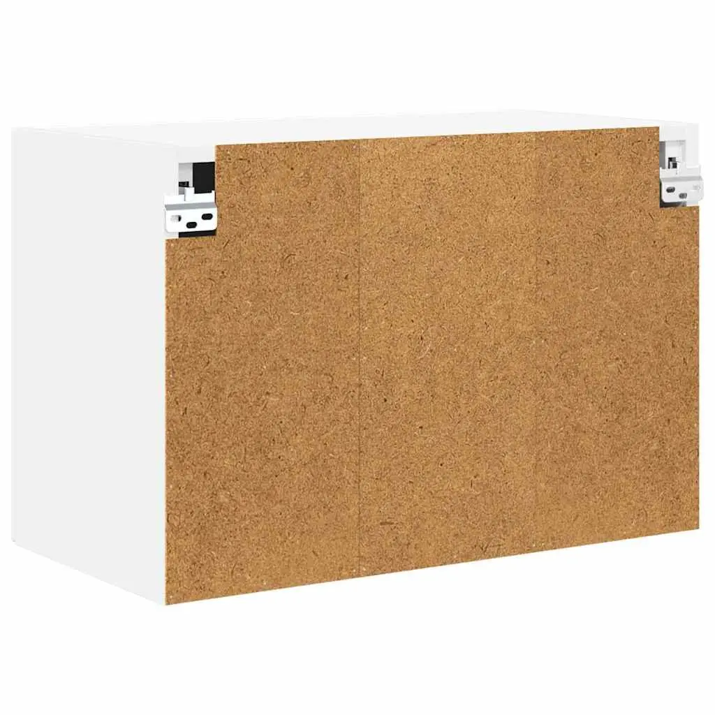 Wall Cabinet White 60x31x40cm Engineered Wood Wall-mounted Kitchen Storage Organizer