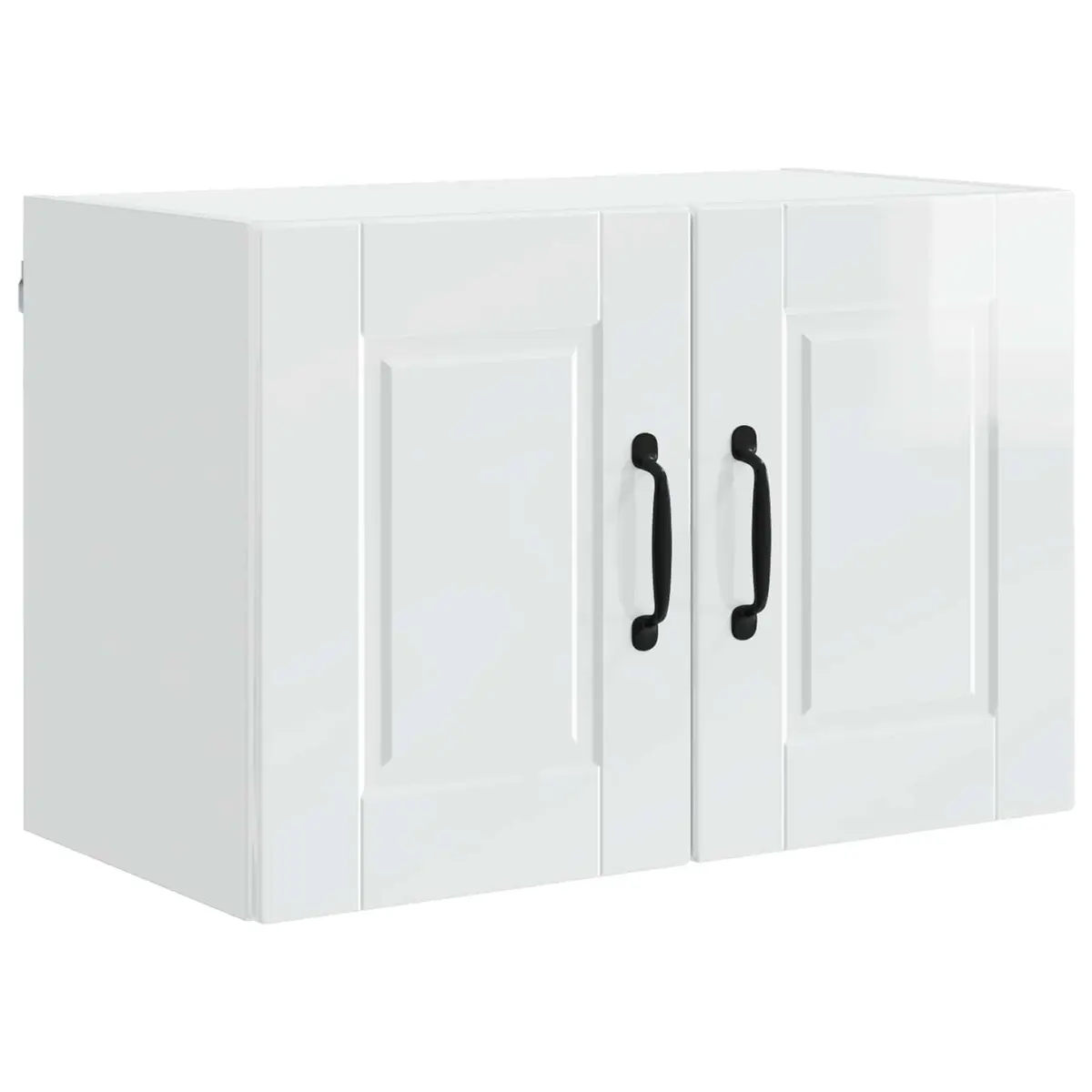 Wall Cabinet PORTO 60 x 31 x 40 cm High Gloss White Kitchen Storage Shelves