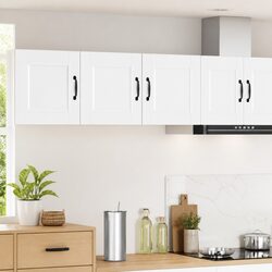 PORTO White Kitchen Wall Cabinet - Modern Storage Solution