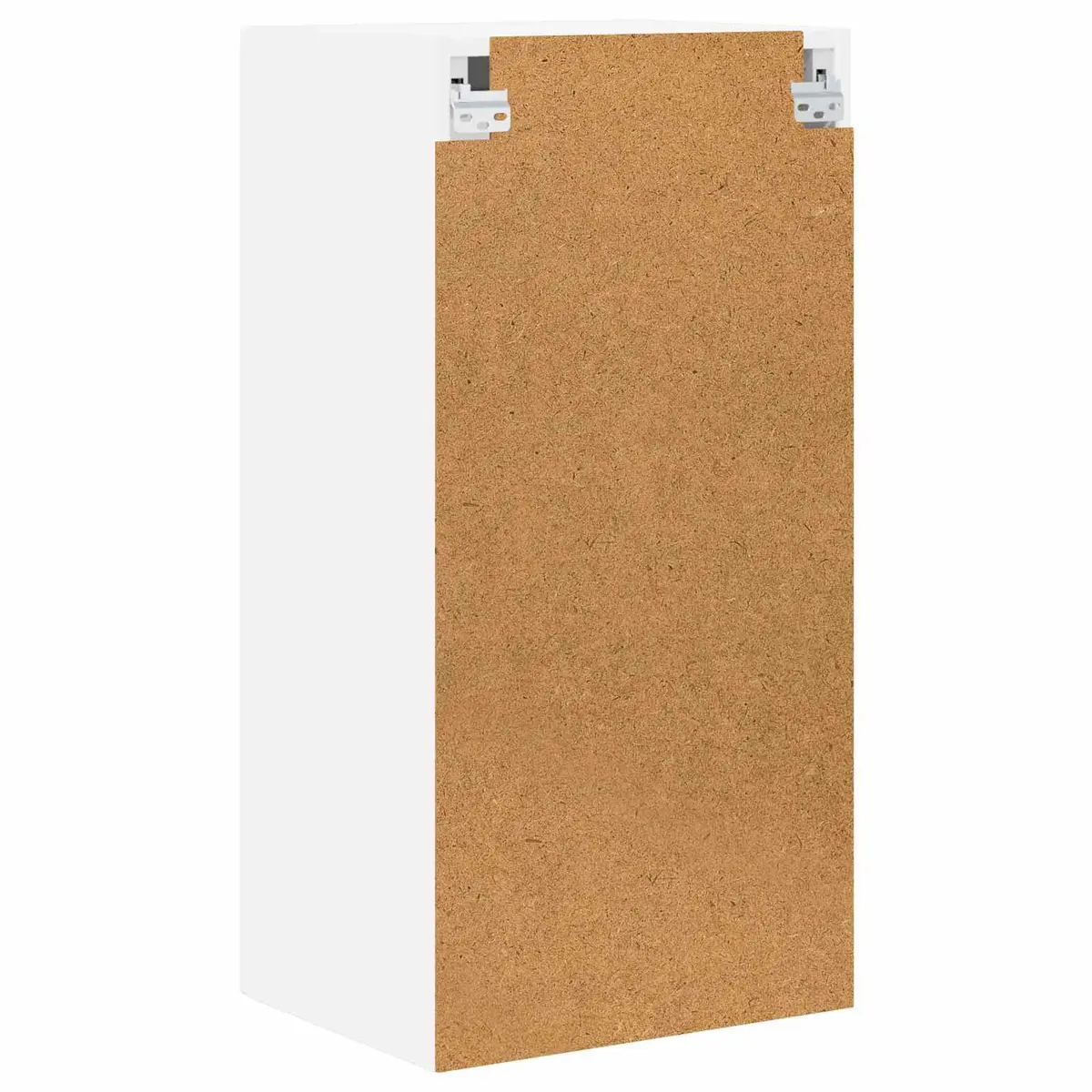 Wall Glass Cabinet PORTO White Kitchen Storage 40x31x80cm Engineered Wood