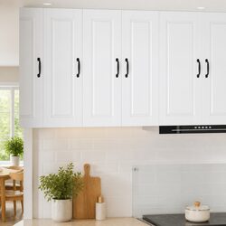 Compact Wall Cabinet Set: Perfect for Kitchen Use