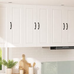 PORTO White Wall Cabinet - Organized Storage for Your Kitchen 60 x 31 x 80 cm