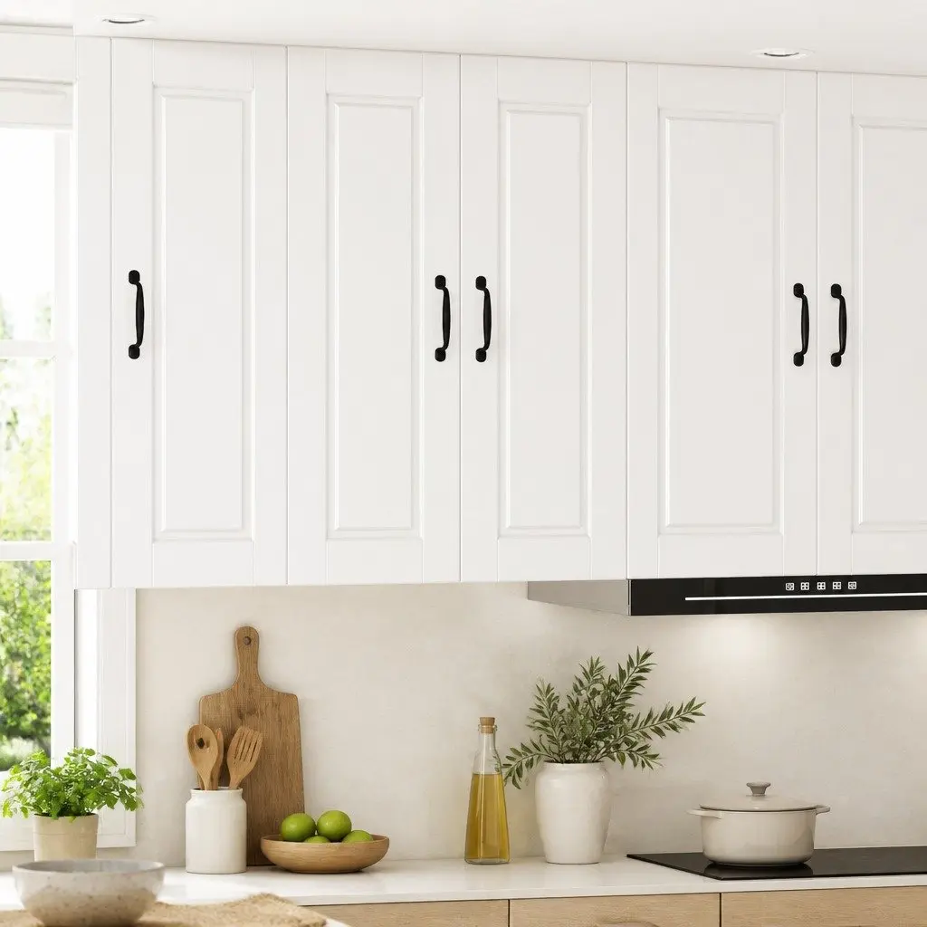 Wall Cabinet High Gloss White 60 x 31 x 80 cm Modern Kitchen Storage Cupboard Shelves