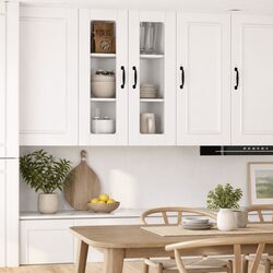 Concise High Gloss White Kitchen Wall Cabinet