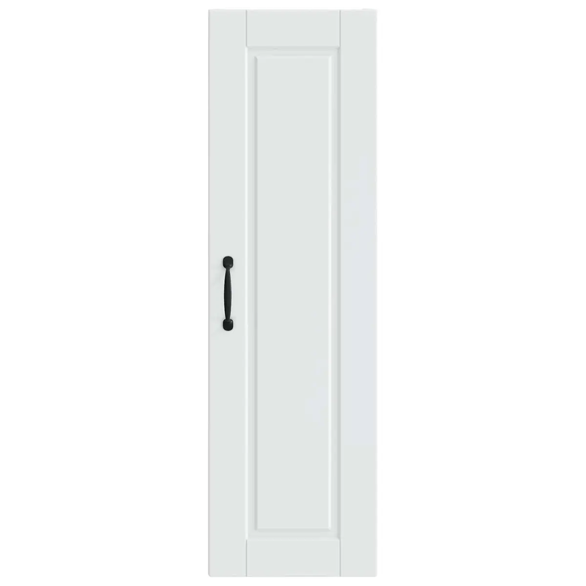 Wall Cabinet Kitchen Storage Unit White 30x31x100cm Engineered Wood Shelves