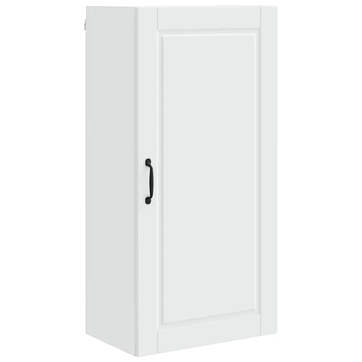Wall Cabinet White 50x31x100cm Engineered Wood Shelves Organiser