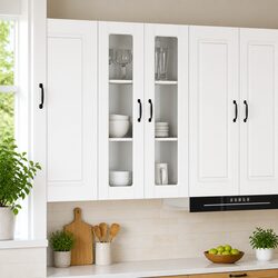 Wall Glass Kitchen Cabinet: Smart Storage Solution 60x31x100cm