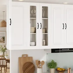 Concise and Confident High Gloss White Wall Cabinet