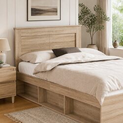 135cm Sonoma Oak Brown Headboard - Simple and Chic