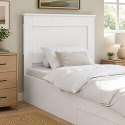 Confidently Designed 90cm White Headboard for Bedrooms