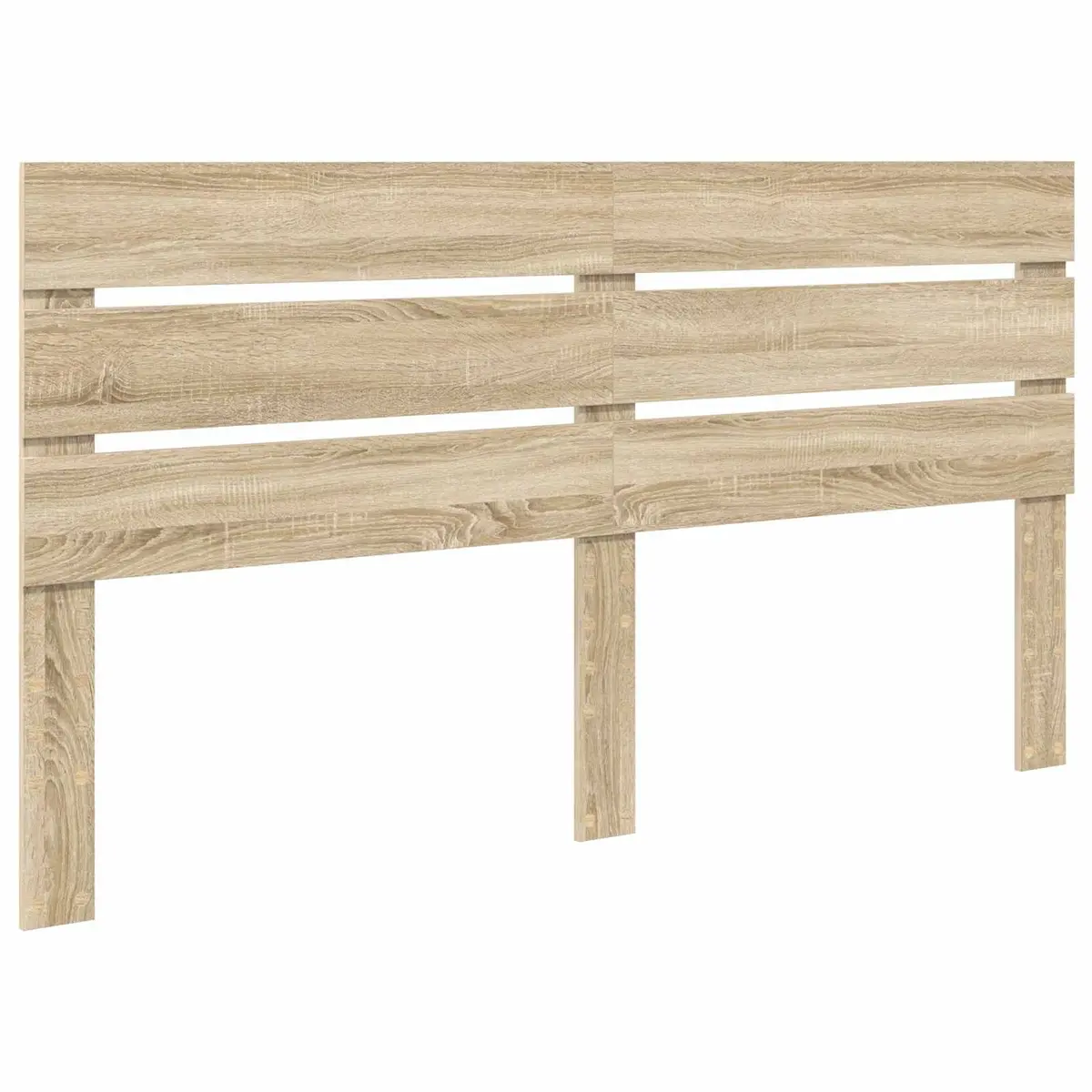 Headboard Sonoma Oak 100 cm Brown Engineered Wood Modern Rectangular Bedroom