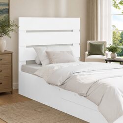Modern White Engineered Wood Headboard - Easy and Stylish