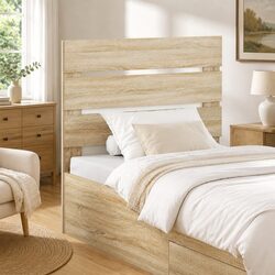 Concise Modern Headboard in Brown