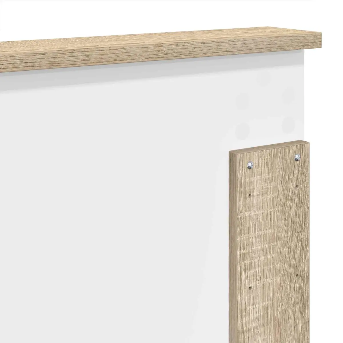 Headboard 100 cm Wall-Mounted Engineered Wood Bedroom Furniture Adjustable