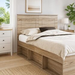 Compact and Functional Wall-Mounted Headboard