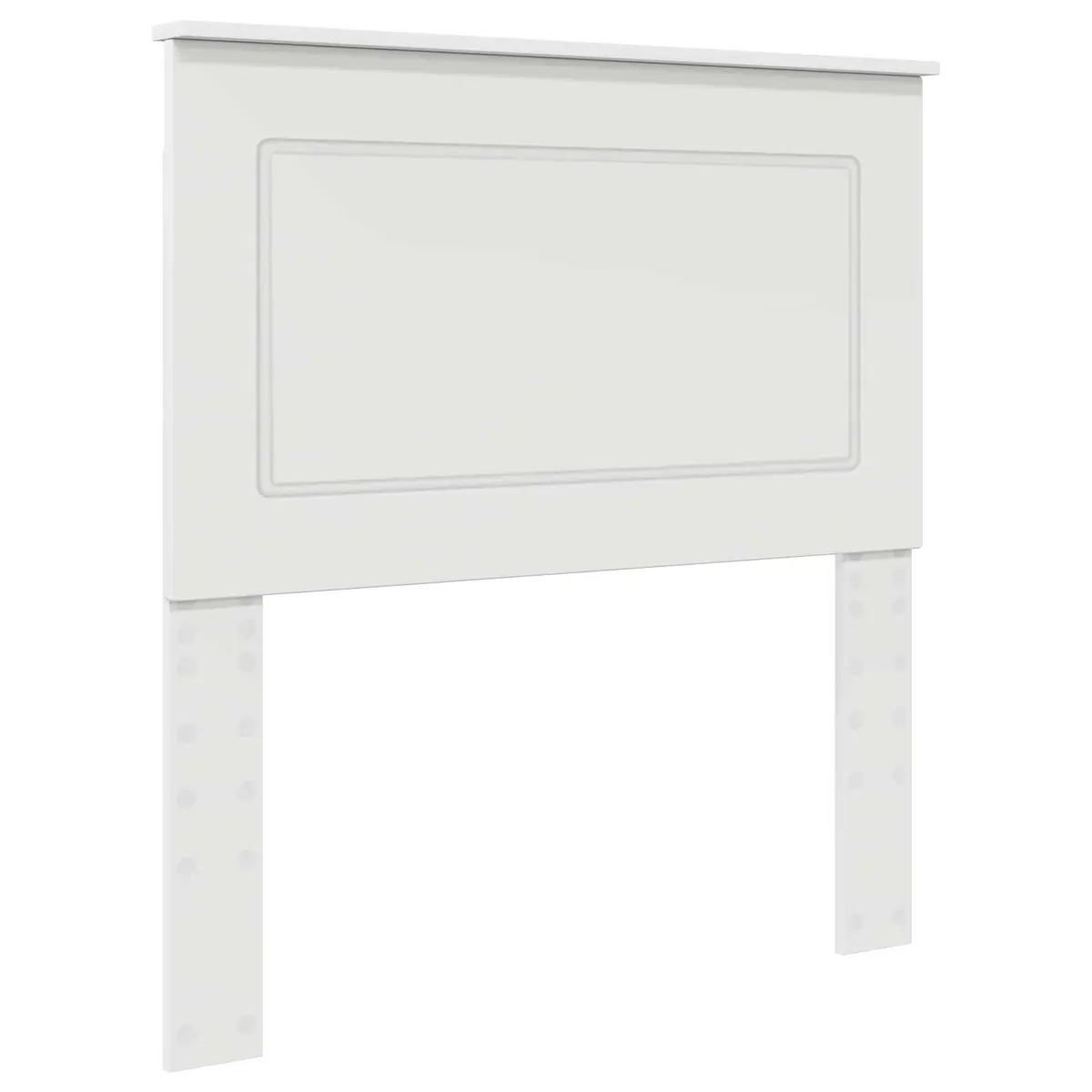 Headboard White 100 cm Adjustable Height Wall-Mounted Engineered Wood