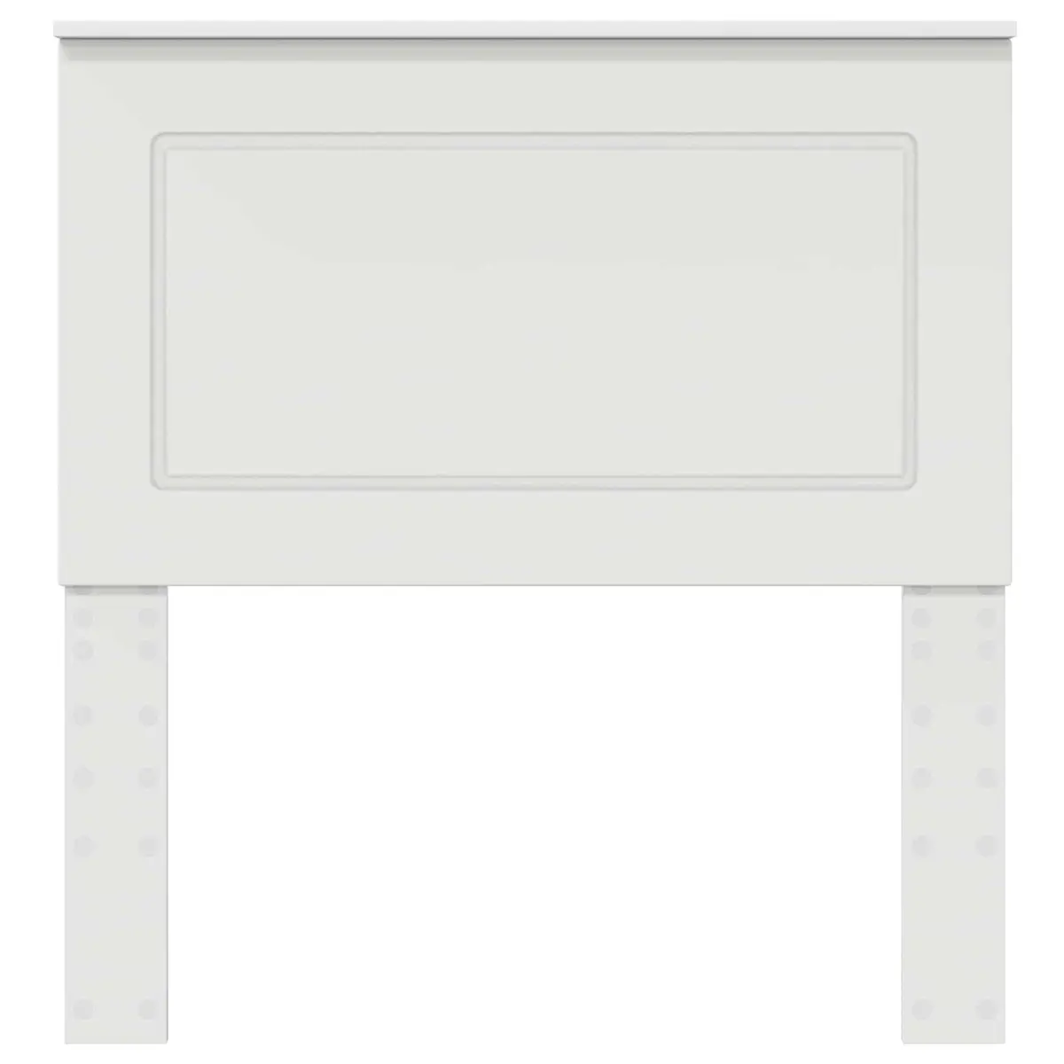 Headboard White 100 cm Adjustable Height Wall-Mounted Engineered Wood