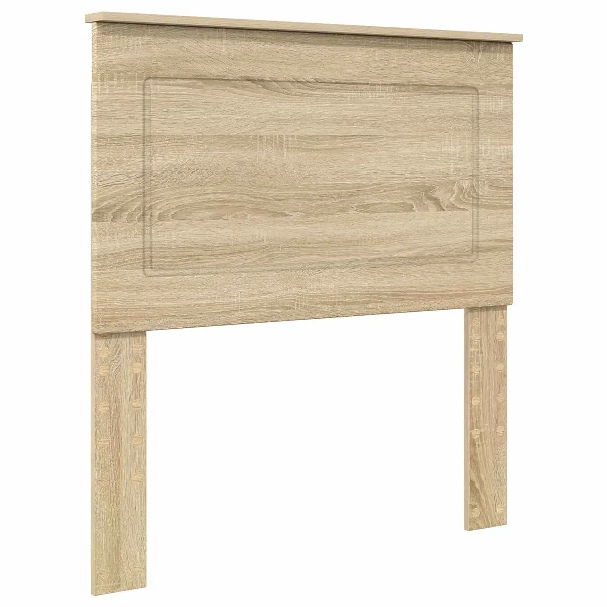 Headboard Brown Sonoma Oak 100 cm Wall-Mounted Adjustable Height Bedroom Furniture