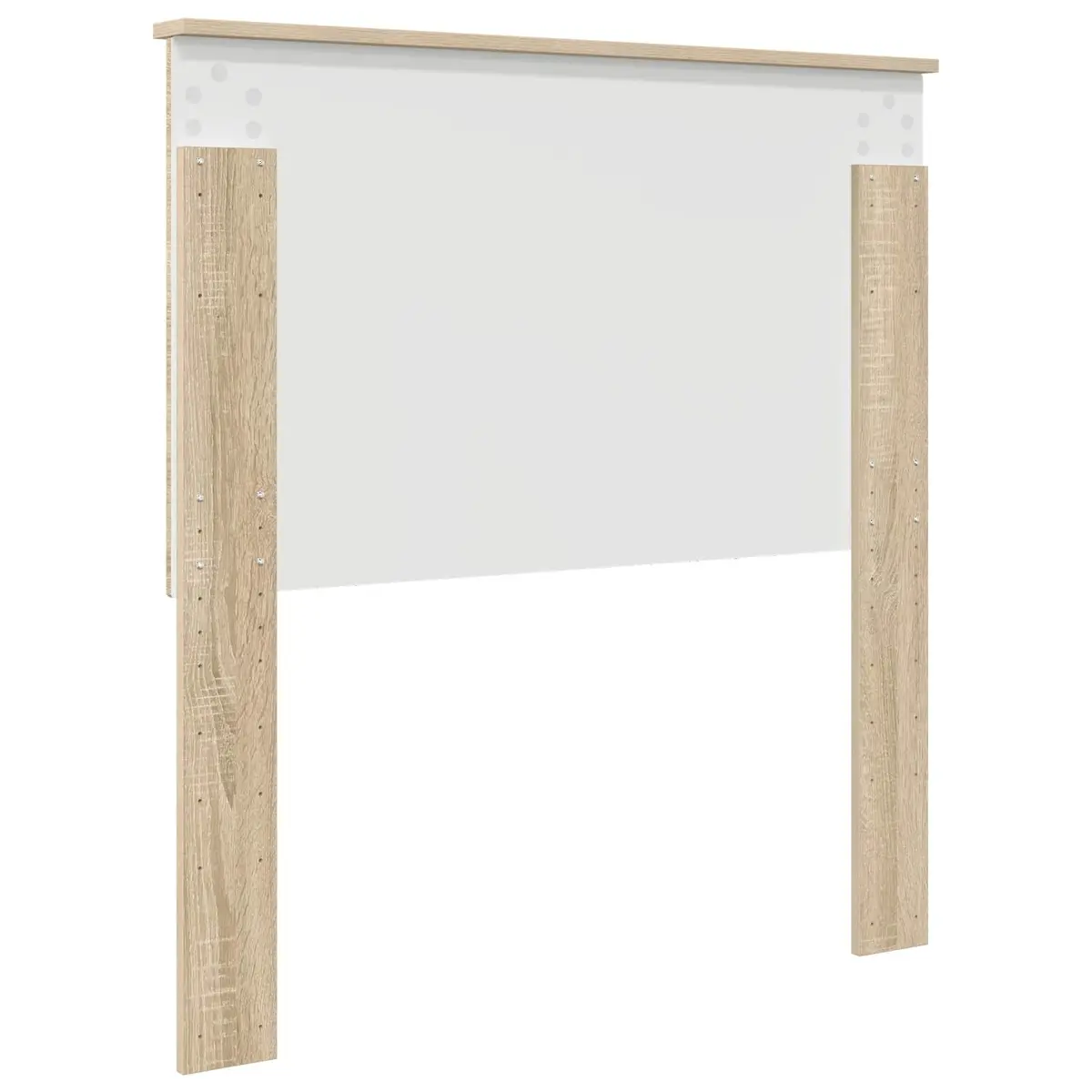 Headboard Brown Sonoma Oak 100 cm Wall-Mounted Adjustable Height Bedroom Furniture