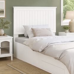 Compact White Headboard 90cm — Stylish and Durable