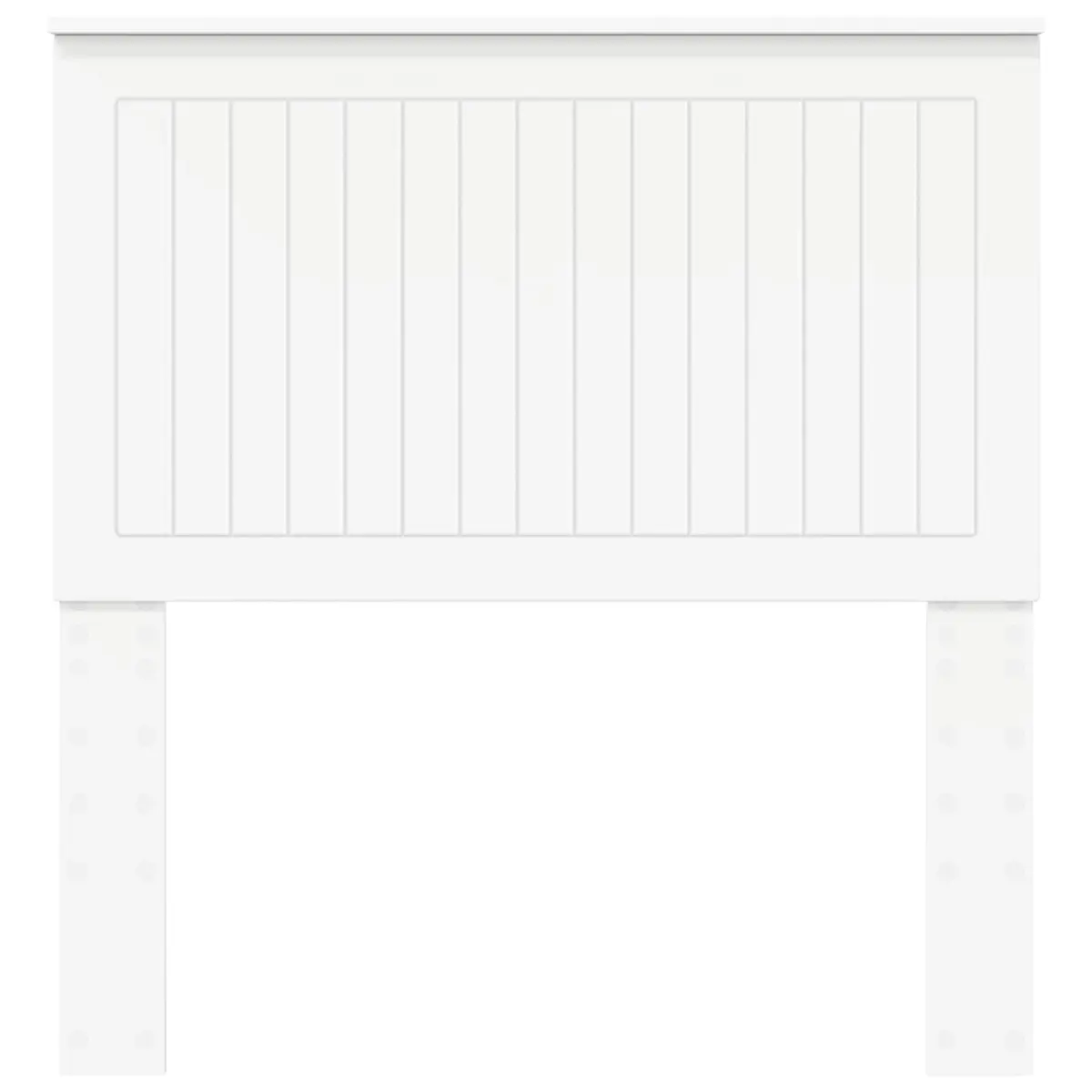 White Headboard 90cm Modern Bedroom Engineered Wood Contemporary Minimalist