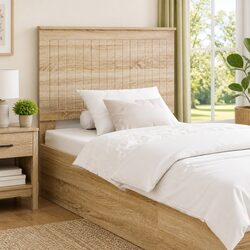 Concise 90cm Modern Headboard in Sonoma Oak Style