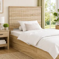Concise 90cm Modern Headboard in Sonoma Oak Style