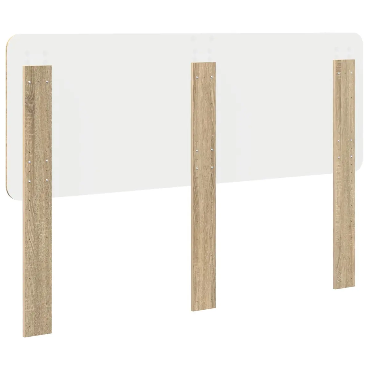 Headboard Sonoma Oak Engineered Wood Brown Modern Bedroom Furniture Rectangle