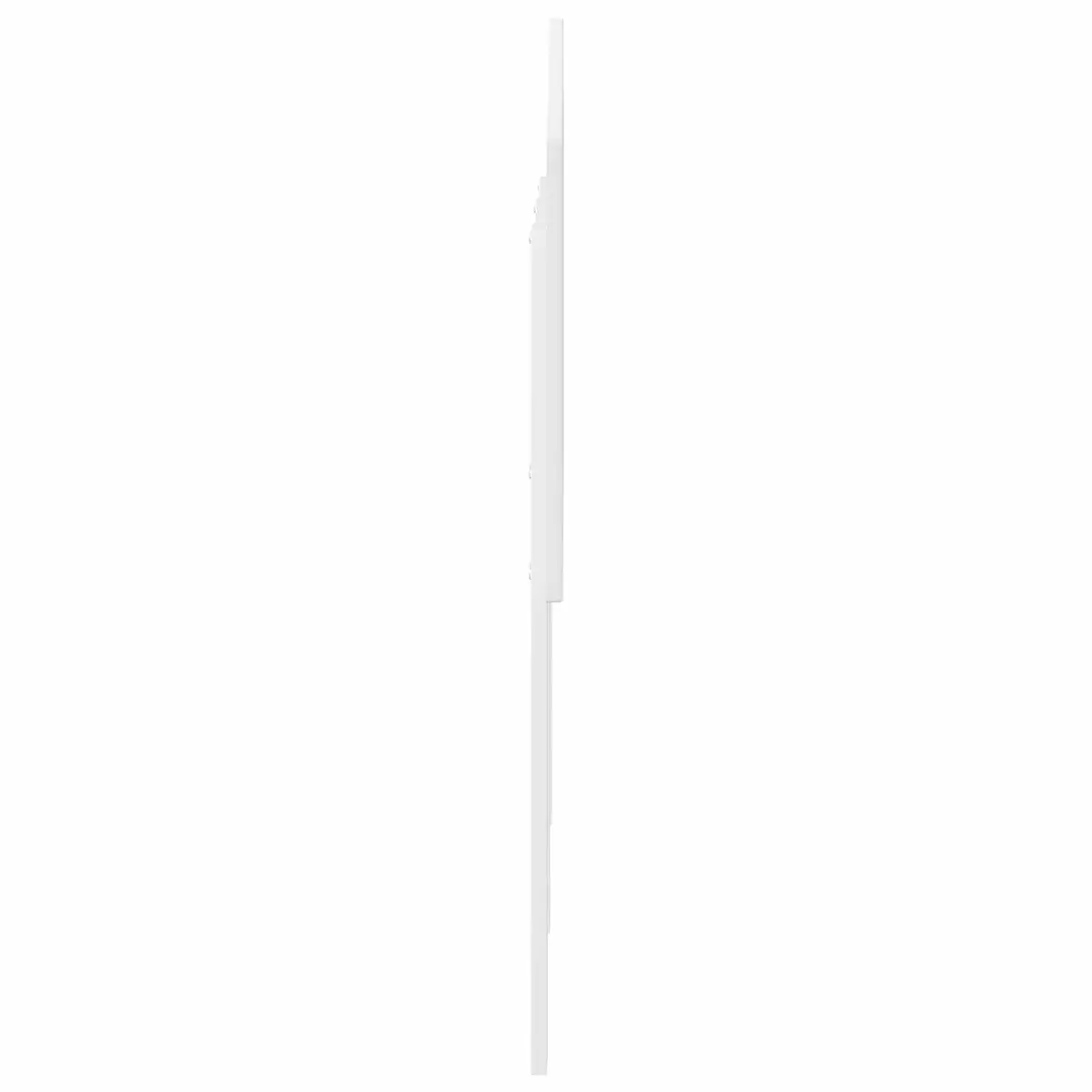 White Headboard Modern Bedroom Furniture Engineered Wood Wall Mount Minimalist