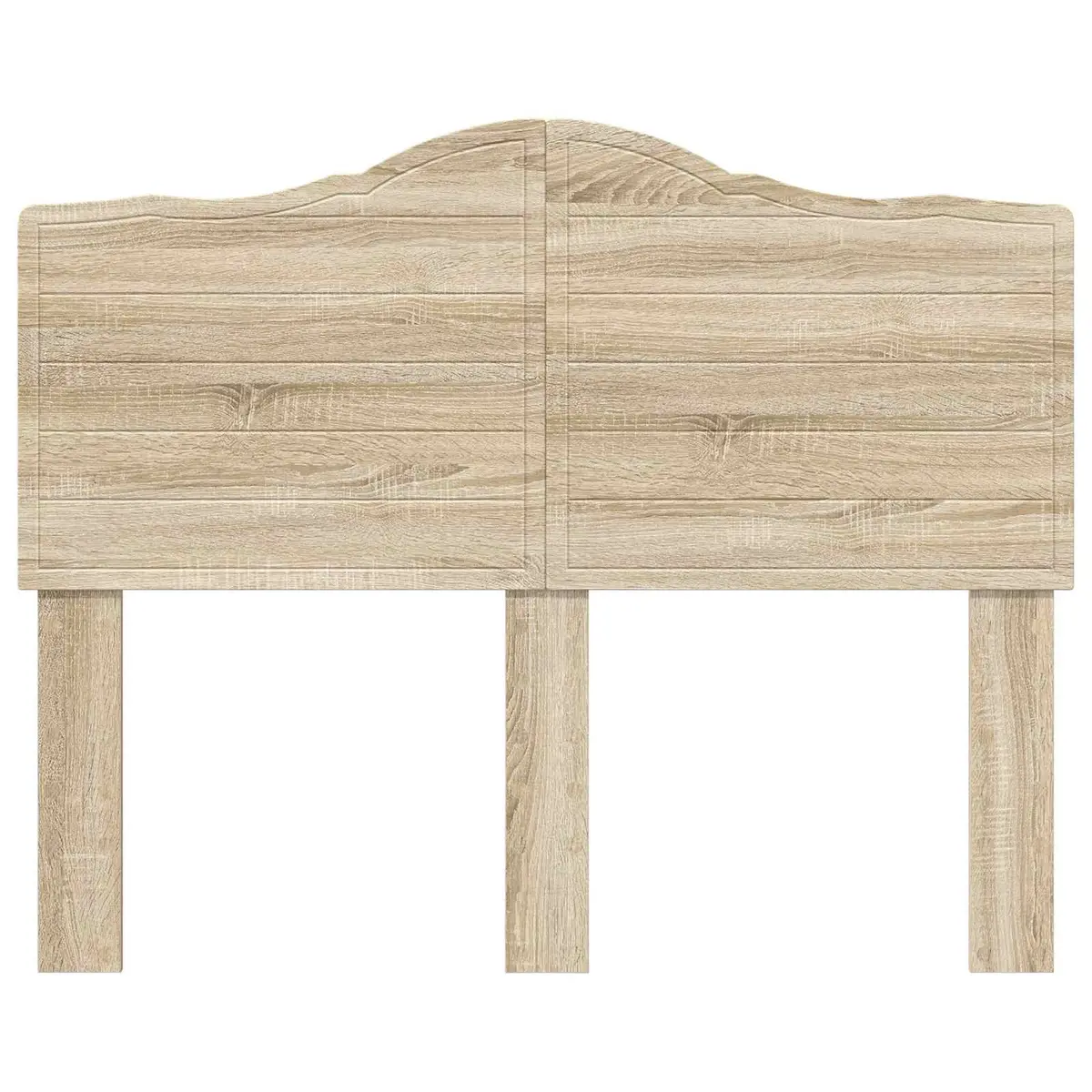 Headboard Sonoma Oak Engineered Wood Brown Modern Bedroom Furniture Minimalist