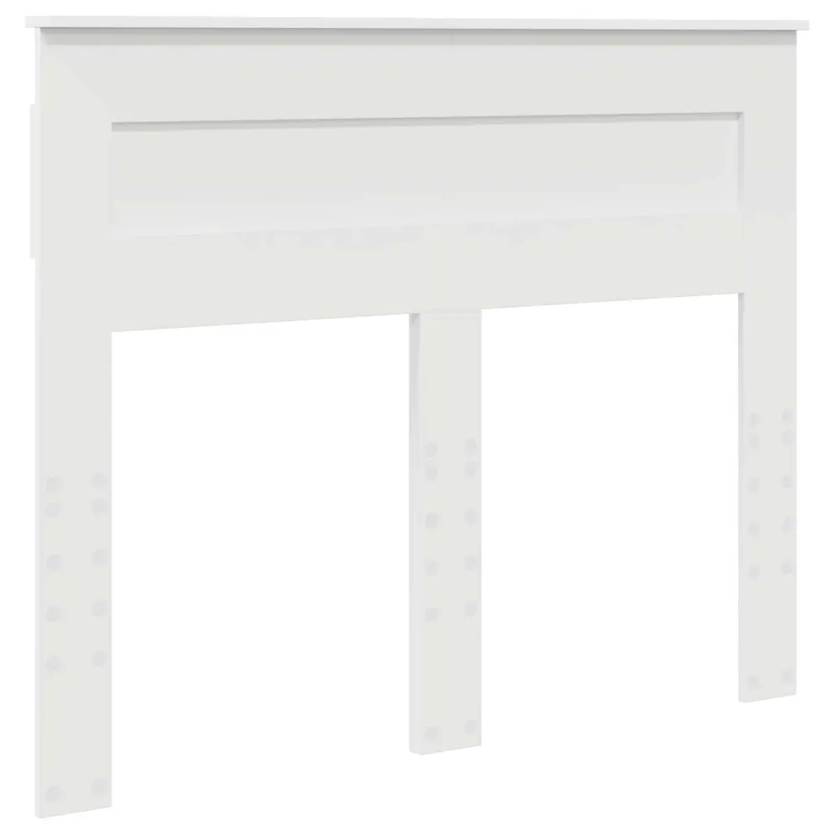 White Engineered Wood Headboard Modern Bedroom Furniture Contemporary Design