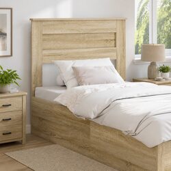 Modern Brown Headboard with Engineered Wood Quality