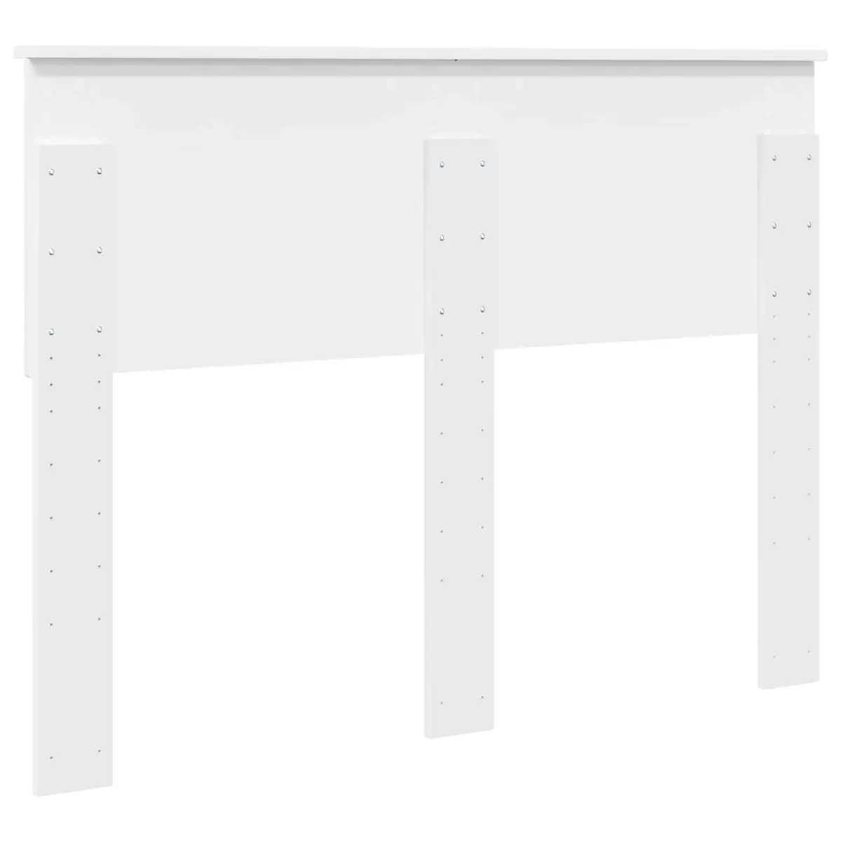 Headboard White Modern Bedroom Engineered Wood Rectangular Contemporary Bedframe