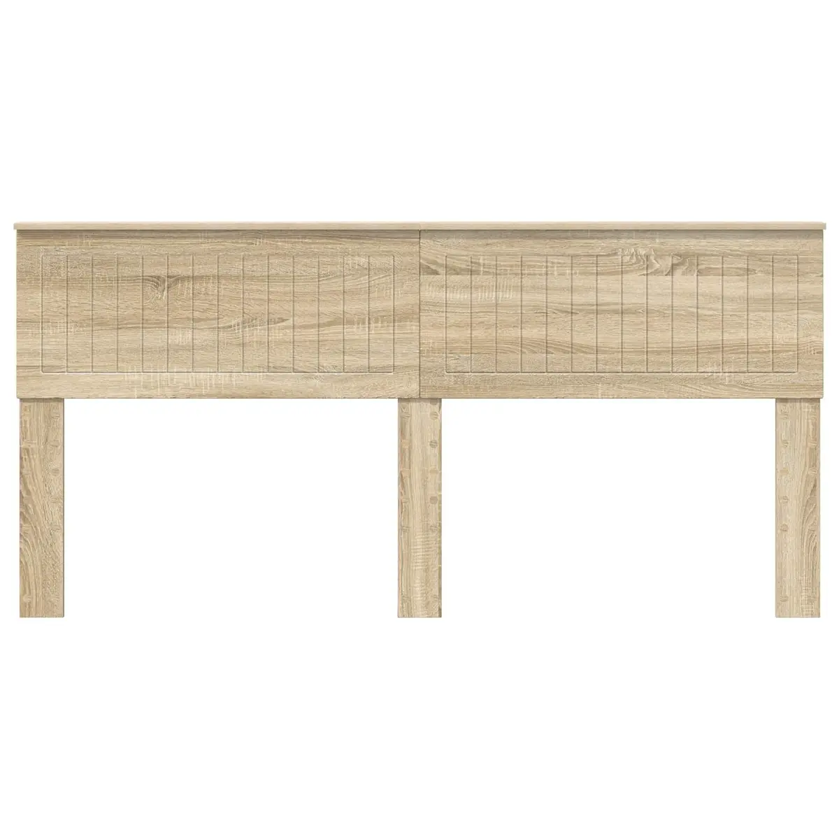Headboard Engineered Wood Modern Minimalist Bedroom Furniture Brown Sonoma Oak