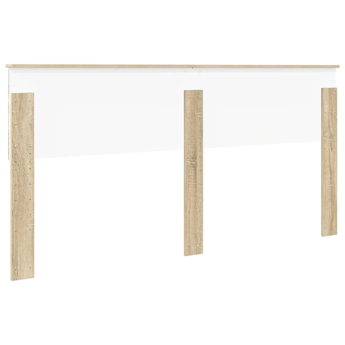 Headboard Engineered Wood Modern Minimalist Bedroom Furniture Brown Sonoma Oak
