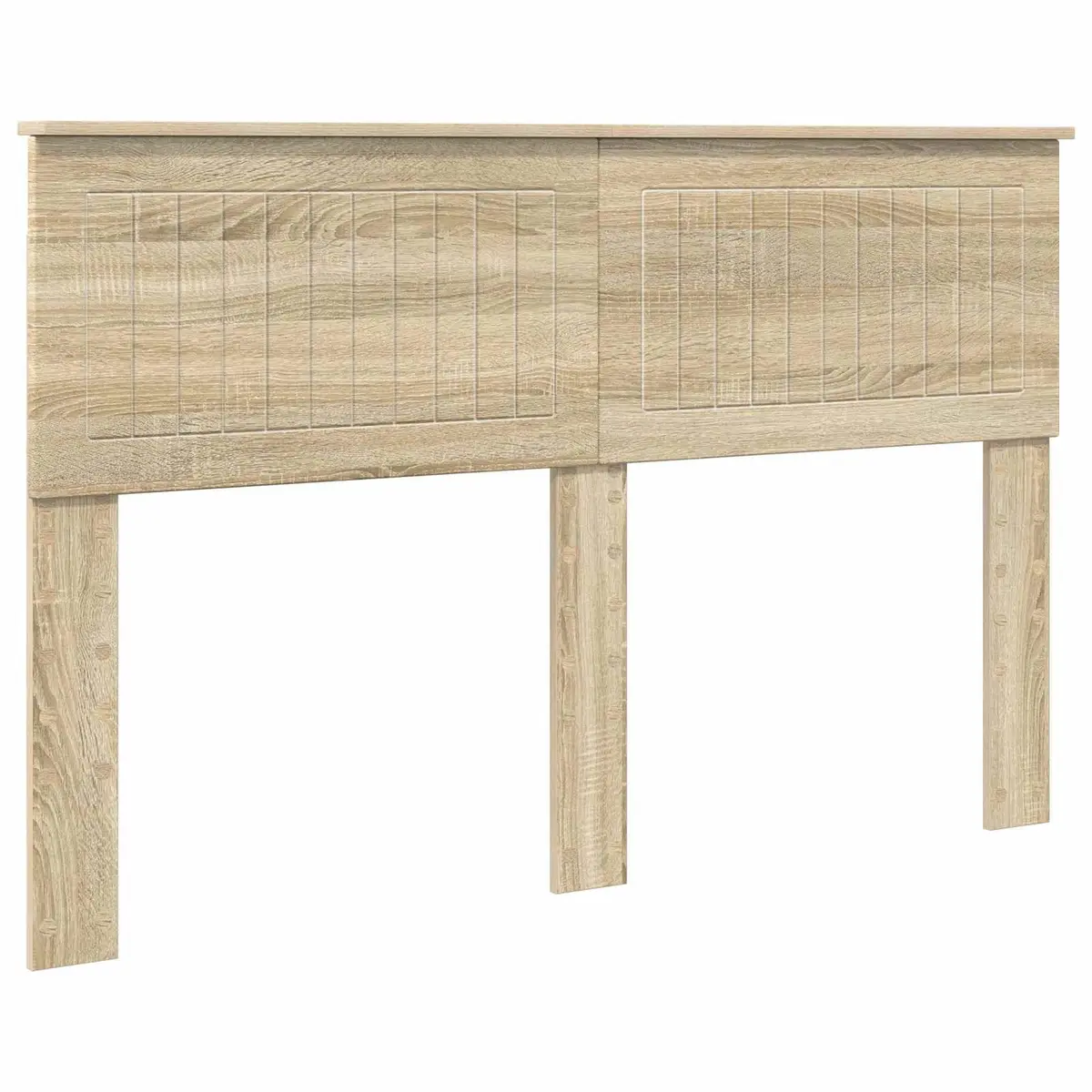 Headboard Engineered Wood Bedroom Furniture Modern Minimalist Design Brown