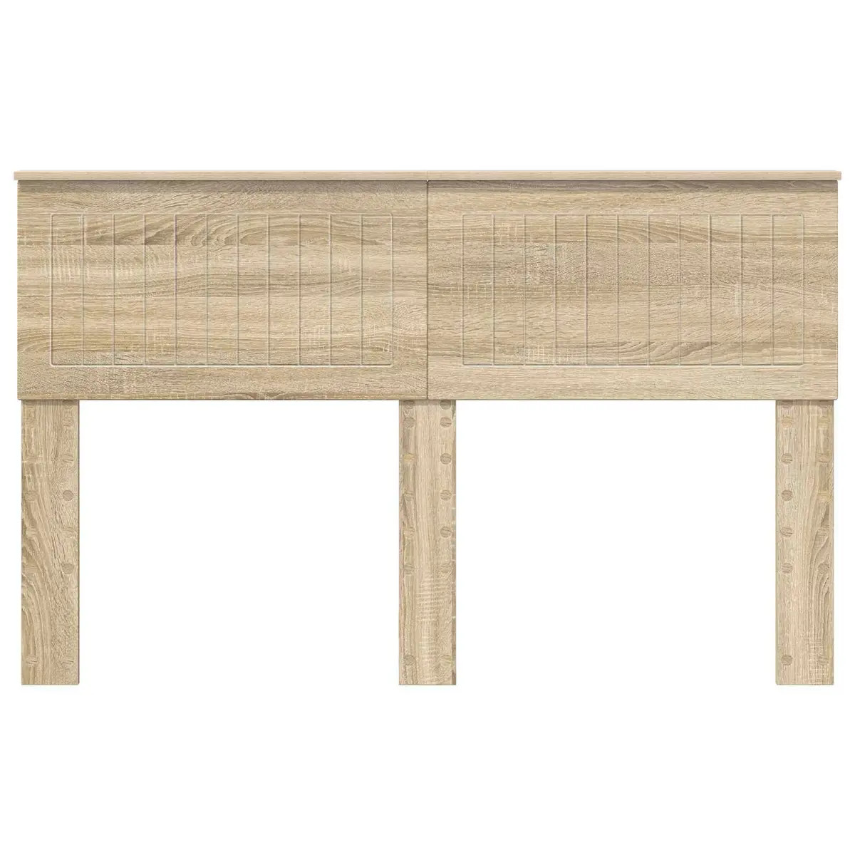 Headboard Engineered Wood Bedroom Furniture Modern Minimalist Design Brown