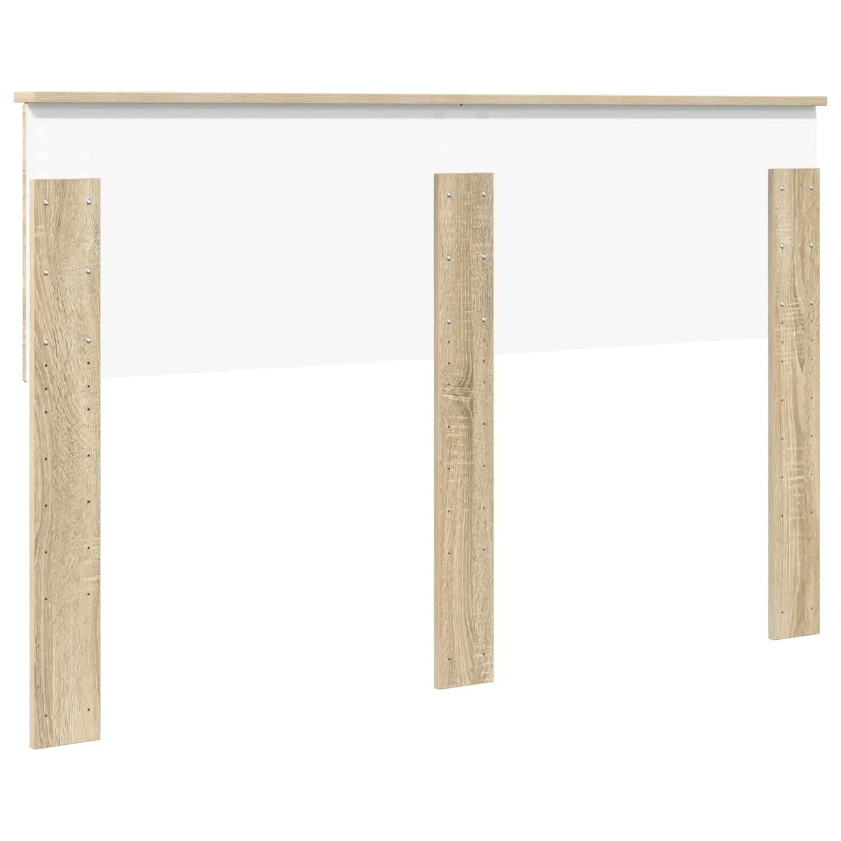 Headboard Engineered Wood Bedroom Furniture Modern Minimalist Design Brown