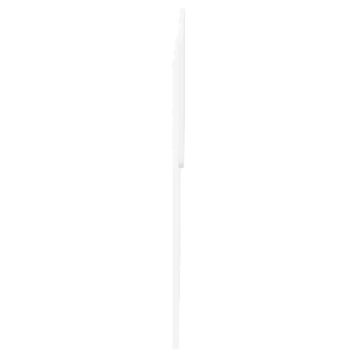 Engineered Wood Headboard White Modern Minimalist Clean Lines