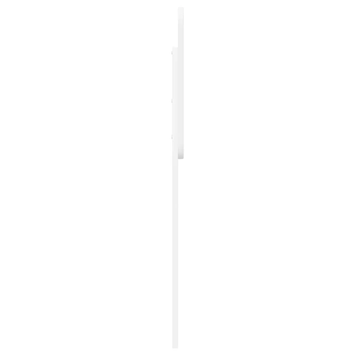 White Engineered Wood Headboard Modern Minimalist Design Bedroom Furniture
