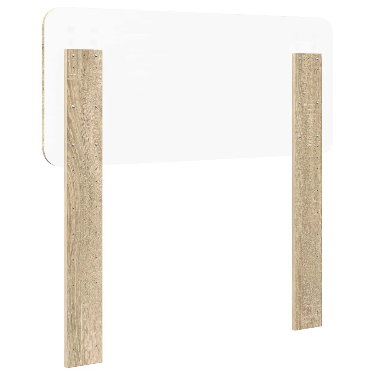 Headboard Sonoma Oak Engineered Wood Brown Modern Minimalist Bedroom Furniture