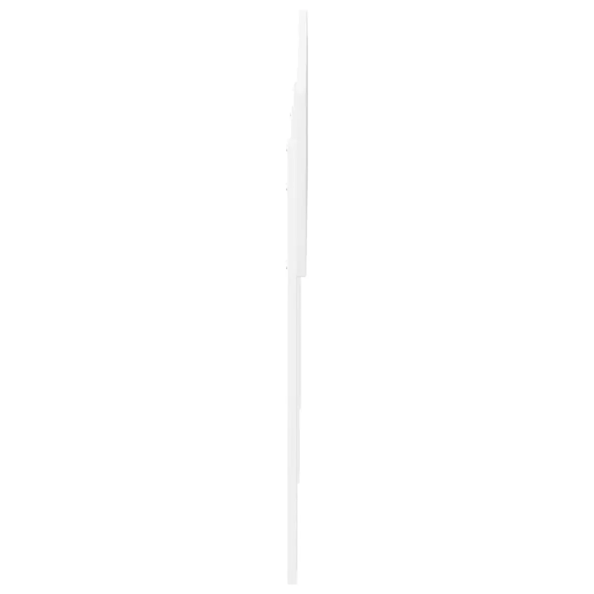 White Engineered Wood Headboard for Modern Bedrooms