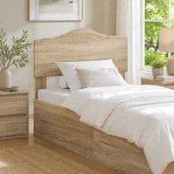 Compact and Contemporary Brown Headboard