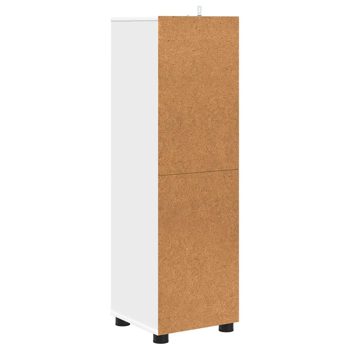 Bathroom Vanity Cabinet White 30.5 x 30 x 101 cm Storage Unit with Adjustable