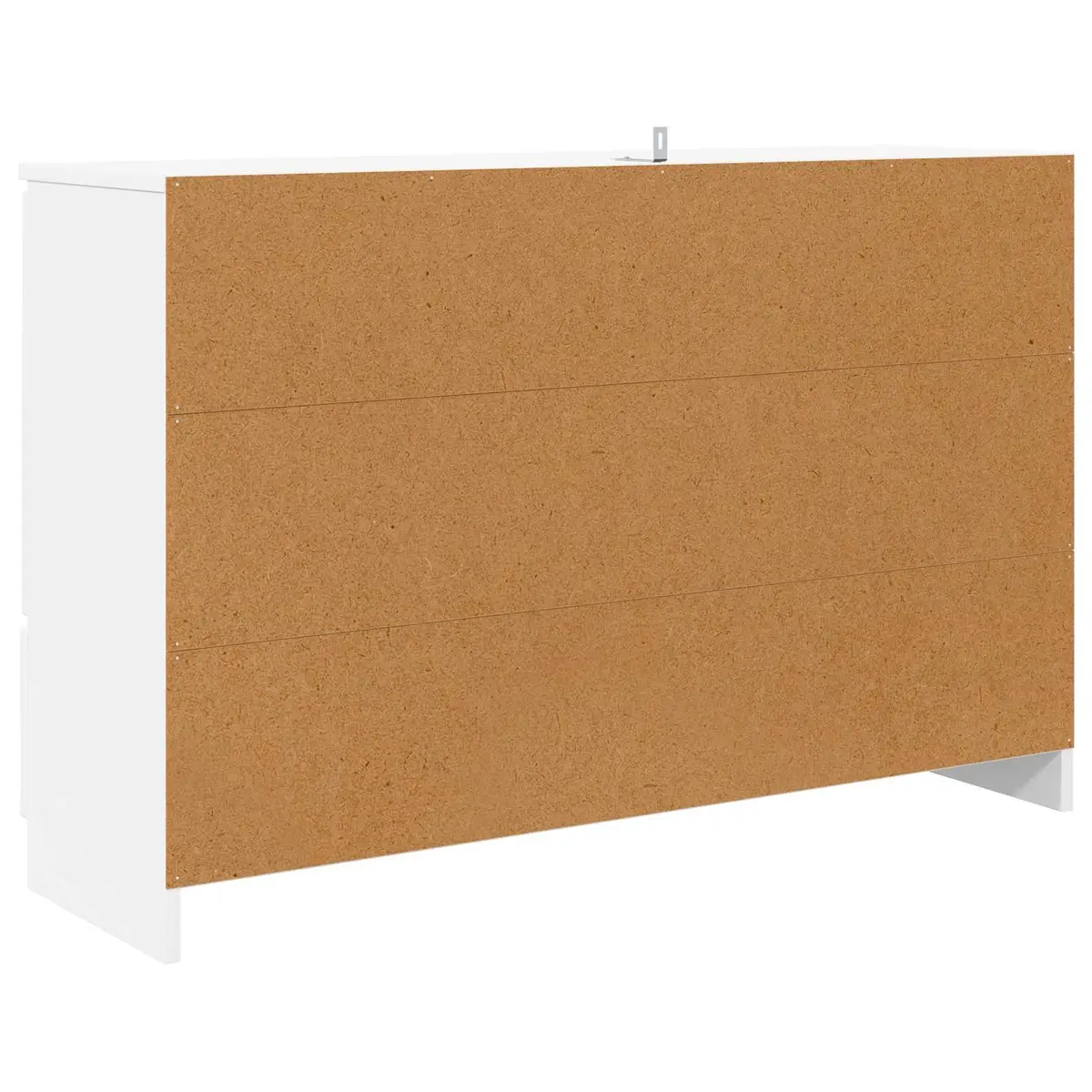 White Sideboard Storage Cabinet Living Room Dining Buffet Modern Rectangular